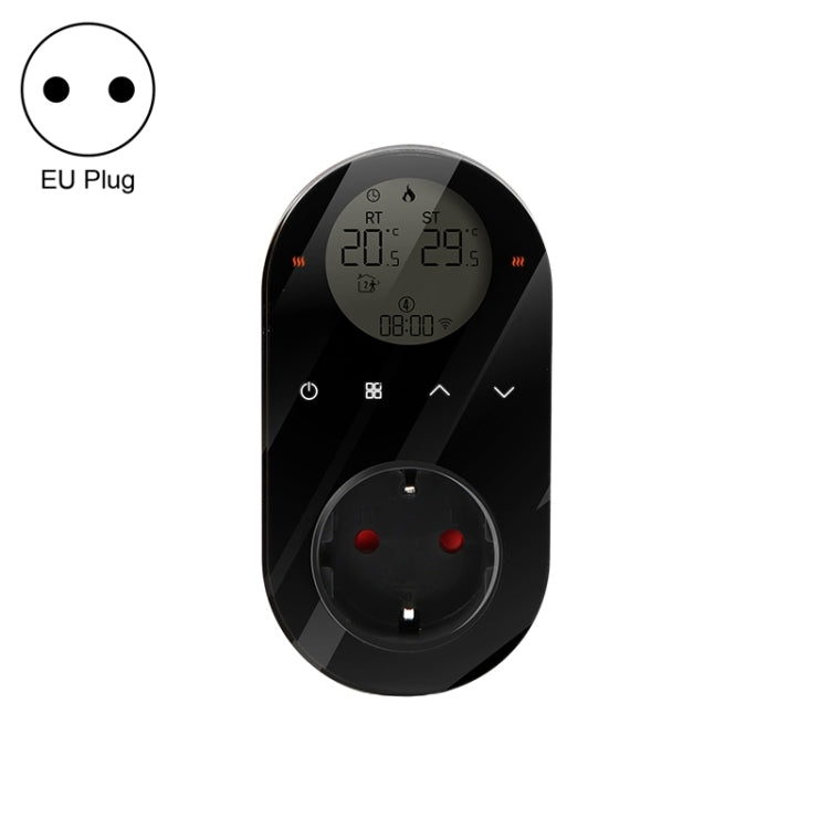 Termóstato LCD Plug-in, Plugue UE, Com WiFi, Sem WiFi