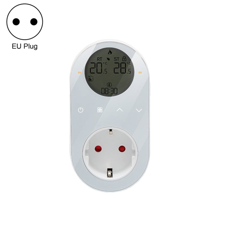 Termóstato LCD Plug-in, Plugue UE, Com WiFi, Sem WiFi
