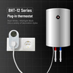 Termóstato LCD Plug-in, Plugue UE, Com WiFi, Sem WiFi