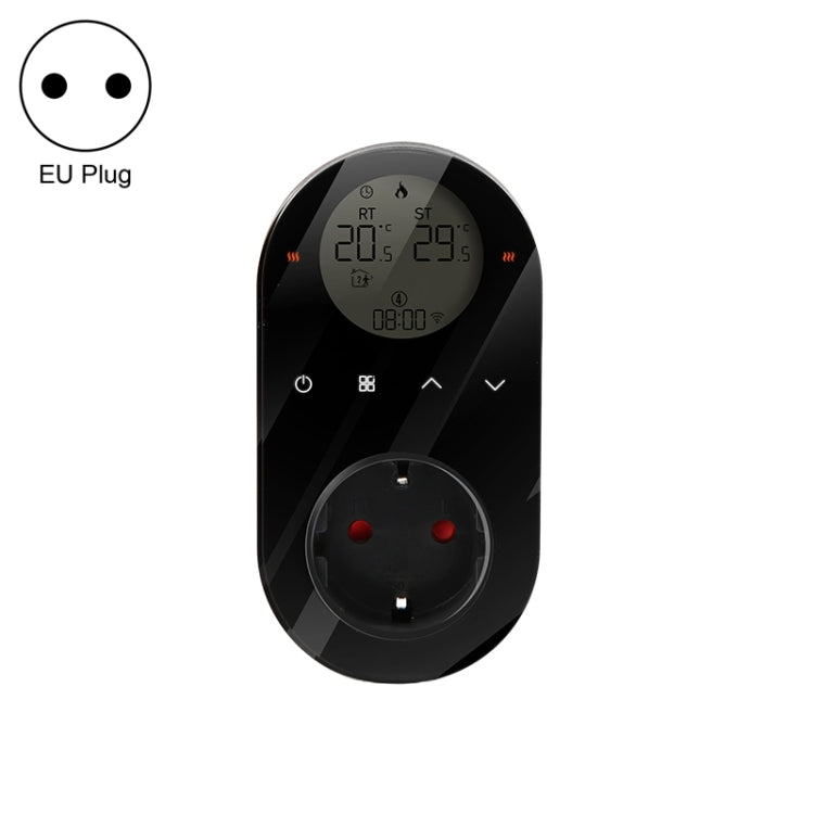 Termóstato LCD Plug-in, Plugue UE, Com WiFi, Sem WiFi