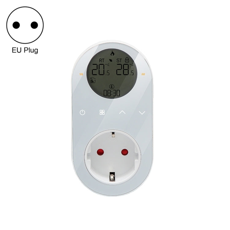 Termóstato LCD Plug-in, Plugue UE, Com WiFi, Sem WiFi