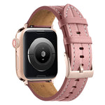 Fluted Leather Strap, For Apple Watch Ultra 49mm / Series 8&7 45mm / SE 2&6&SE&5&4 44mm / 3&2&1 42mm, For Apple Watch Ultra 49mm / Series 8&7 45mm /, For Apple Watch Series 8&7 41mm / SE 2&6&SE&5&4 40mm / 3&2&1 38mm