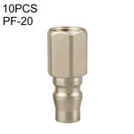 10pcs Conector Rápido Pneumático Auto-bloqueante Tipo C, PF-20, PH-20, PM-20, PP-20, SF-20, SH-20, SM-20, SP-20, PF-30, PH-30, PM-30, PP-30, SF-30, SH-30, SM-30, SP-30, PF-40, PH-40, PM-40, PP-40, SF-40, SH-40, SM-40, SP-40, SF+PF-20, SF+PF-30, SF+PF-...