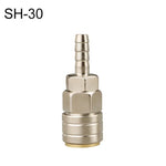 10pcs Conector Rápido Pneumático Auto-bloqueante Tipo C, PF-20, PH-20, PM-20, PP-20, SF-20, SH-20, SM-20, SP-20, PF-30, PH-30, PM-30, PP-30, SF-30, SH-30, SM-30, SP-30, PF-40, PH-40, PM-40, PP-40, SF-40, SH-40, SM-40, SP-40, SF+PF-20, SF+PF-30, SF+PF-...