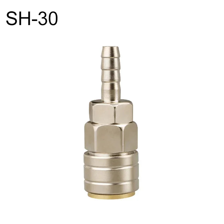 10pcs Conector Rápido Pneumático Auto-bloqueante Tipo C, PF-20, PH-20, PM-20, PP-20, SF-20, SH-20, SM-20, SP-20, PF-30, PH-30, PM-30, PP-30, SF-30, SH-30, SM-30, SP-30, PF-40, PH-40, PM-40, PP-40, SF-40, SH-40, SM-40, SP-40, SF+PF-20, SF+PF-30, SF+PF-...