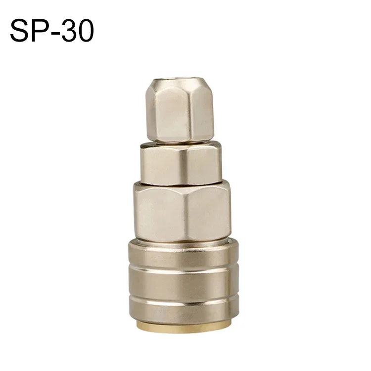 10pcs Conector Rápido Pneumático Auto-bloqueante Tipo C, PF-20, PH-20, PM-20, PP-20, SF-20, SH-20, SM-20, SP-20, PF-30, PH-30, PM-30, PP-30, SF-30, SH-30, SM-30, SP-30, PF-40, PH-40, PM-40, PP-40, SF-40, SH-40, SM-40, SP-40, SF+PF-20, SF+PF-30, SF+PF-...