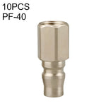 10pcs Conector Rápido Pneumático Auto-bloqueante Tipo C, PF-20, PH-20, PM-20, PP-20, SF-20, SH-20, SM-20, SP-20, PF-30, PH-30, PM-30, PP-30, SF-30, SH-30, SM-30, SP-30, PF-40, PH-40, PM-40, PP-40, SF-40, SH-40, SM-40, SP-40, SF+PF-20, SF+PF-30, SF+PF-...