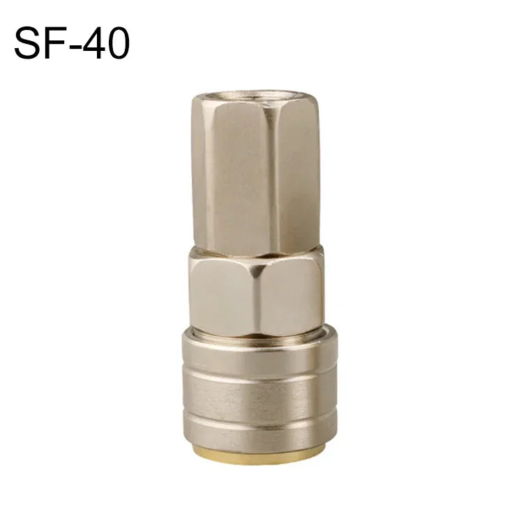 10pcs Conector Rápido Pneumático Auto-bloqueante Tipo C, PF-20, PH-20, PM-20, PP-20, SF-20, SH-20, SM-20, SP-20, PF-30, PH-30, PM-30, PP-30, SF-30, SH-30, SM-30, SP-30, PF-40, PH-40, PM-40, PP-40, SF-40, SH-40, SM-40, SP-40, SF+PF-20, SF+PF-30, SF+PF-...
