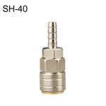10pcs Conector Rápido Pneumático Auto-bloqueante Tipo C, PF-20, PH-20, PM-20, PP-20, SF-20, SH-20, SM-20, SP-20, PF-30, PH-30, PM-30, PP-30, SF-30, SH-30, SM-30, SP-30, PF-40, PH-40, PM-40, PP-40, SF-40, SH-40, SM-40, SP-40, SF+PF-20, SF+PF-30, SF+PF-...