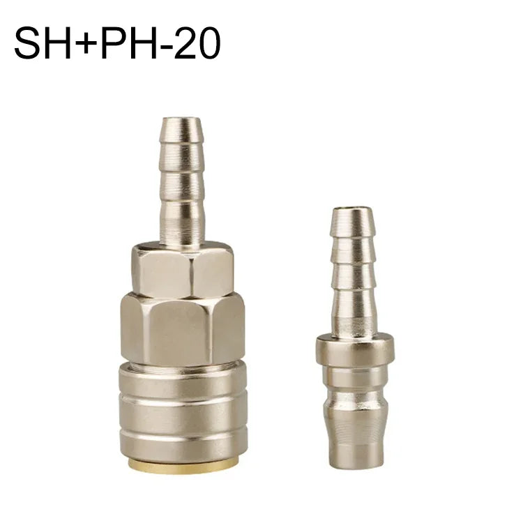 10pcs Conector Rápido Pneumático Auto-bloqueante Tipo C, PF-20, PH-20, PM-20, PP-20, SF-20, SH-20, SM-20, SP-20, PF-30, PH-30, PM-30, PP-30, SF-30, SH-30, SM-30, SP-30, PF-40, PH-40, PM-40, PP-40, SF-40, SH-40, SM-40, SP-40, SF+PF-20, SF+PF-30, SF+PF-...