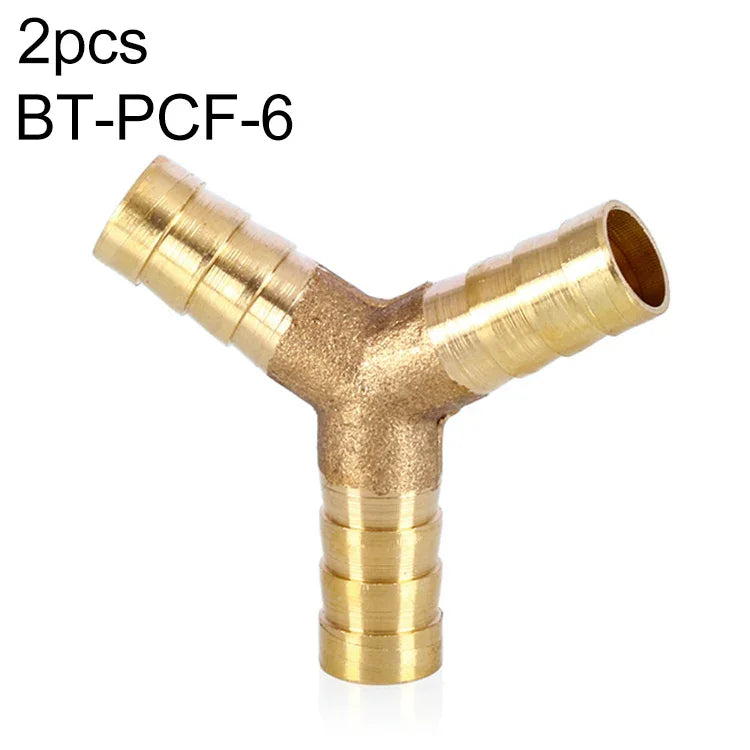 LAIZE 2 peças Componentes Pneumáticos Pagoda Tipo Y de Três Vias, Calibre: 12mm, 6mm, 8mm, 10mm, 12mm