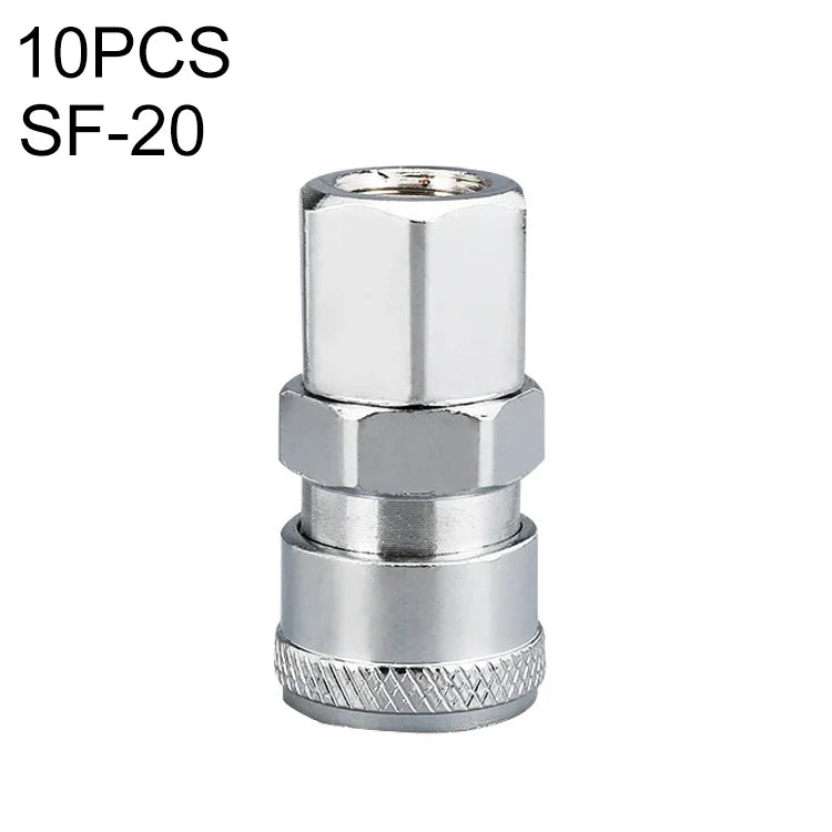 10pcs C-type Self-lock Air Tube Pneumatic Quick Fitting Connector, PF-20, PF-30, PF-40, PH-20, PH-30, PH-40, PM-20, PM-30, PM-40, PP-20, PP-30, PP-40, SF-20, SF-30, SF-40, SH-20, SH-30, SH-40, SM-20, SM-30, SM-40, SP-20, SP-30, SP-40, SF+PF-20, SF+PF-3...