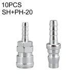 10pcs C-type Self-lock Air Tube Pneumatic Quick Fitting Connector, PF-20, PF-30, PF-40, PH-20, PH-30, PH-40, PM-20, PM-30, PM-40, PP-20, PP-30, PP-40, SF-20, SF-30, SF-40, SH-20, SH-30, SH-40, SM-20, SM-30, SM-40, SP-20, SP-30, SP-40, SF+PF-20, SF+PF-3...