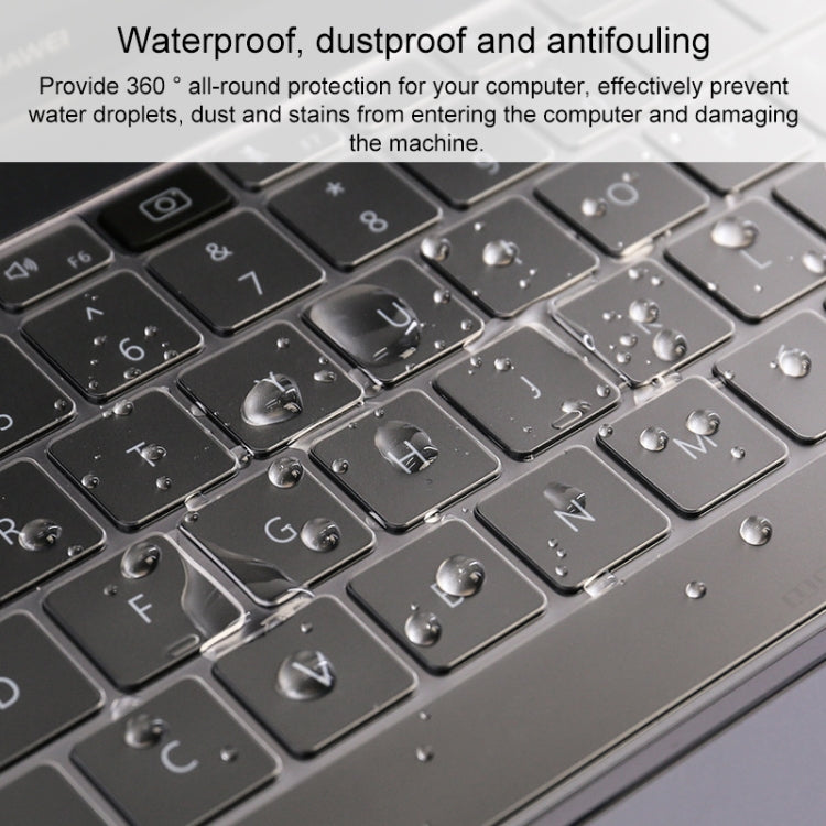Película Protetora Transparente e à Prova de Pó para Teclado de Portátil TPU, Para Huawei MateBook X Pro, Para Huawei MateBook D 15.6 polegadas