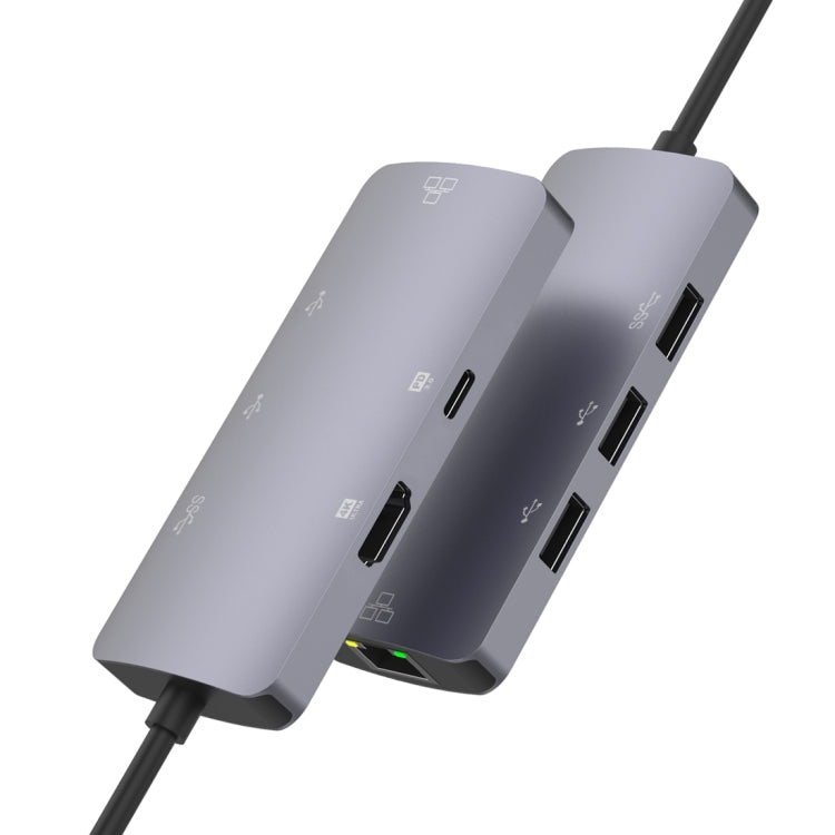 Estação de Acoplamento HUB Multifuncional Portátil USB-C / Tipo-C Onten OTN-UC910, OTN-UC910