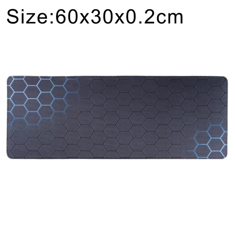 Tapete para rato de jogo com superfície de tecido de borracha antiderrapante, 60 x 30 x 0.2cm, 70 x 30 x 0.2cm