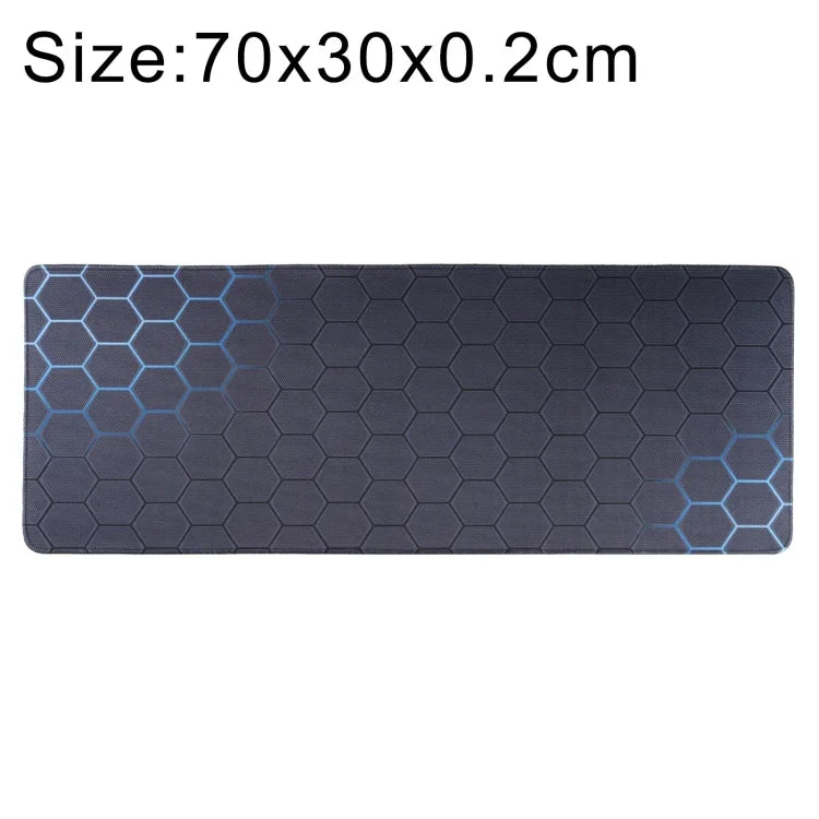 Tapete para rato de jogo com superfície de tecido de borracha antiderrapante, 60 x 30 x 0.2cm, 70 x 30 x 0.2cm