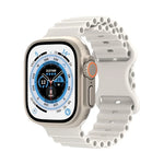 Pulseira de Relógio em Silicone Estilo Oceano, Para Apple Watch Ultra 49mm / Series 8&7 45mm / SE 2&6&SE&5&4 44mm / 3&2&1 42mm, Para Apple Watch Series 8&7 41mm / SE 2&6&SE&5&4 40mm / 3&2&1 38mm