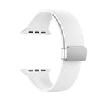Pulseira de Relógio em Silicone com Fivela Dobrável, Para Apple Watch Ultra 49mm, Para Apple Watch Series 8&7 45mm / SE 2&6&SE&5&4 44mm / 3&2&1 42mm