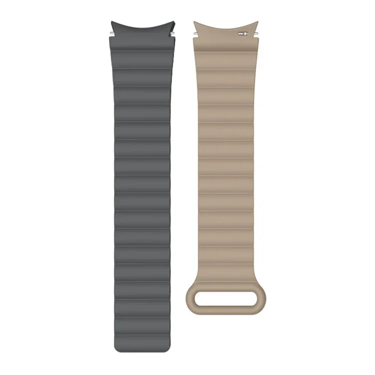 Para Samsung Galaxy Watch5 Correia de Relógio Magnética em Silicone, 20mm, 22mm