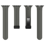 Pulseira de Relógio em Silicone de Cor Sólida, Para Apple Watch Ultra 49mm / Série 8&7 45mm / SE 2&6&SE&5&4 44mm, Para Apple Watch Série 8&7 41mm / SE 2&6&SE&5&4 40mm / 3&2&1 38mm