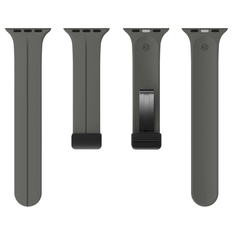 Pulseira de Relógio em Silicone de Cor Sólida, Para Apple Watch Ultra 49mm / Série 8&7 45mm / SE 2&6&SE&5&4 44mm, Para Apple Watch Série 8&7 41mm / SE 2&6&SE&5&4 40mm / 3&2&1 38mm