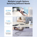 JOYROOM Cabo de Dados de Carregamento Rápido Série Surpass USB para 8 Pinos 2.4A, 0,25m, 1,2m