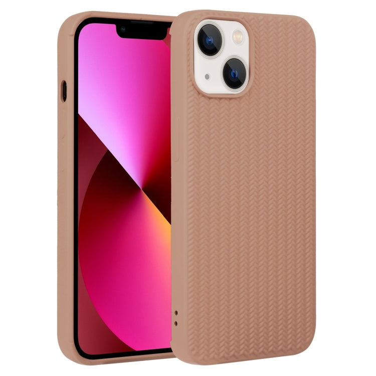 Weave Texture Silicone Phone Case, For iPhone 14, For iPhone 14 Plus, For iPhone 14 Pro, For iPhone 14 Pro Max, For iPhone 13