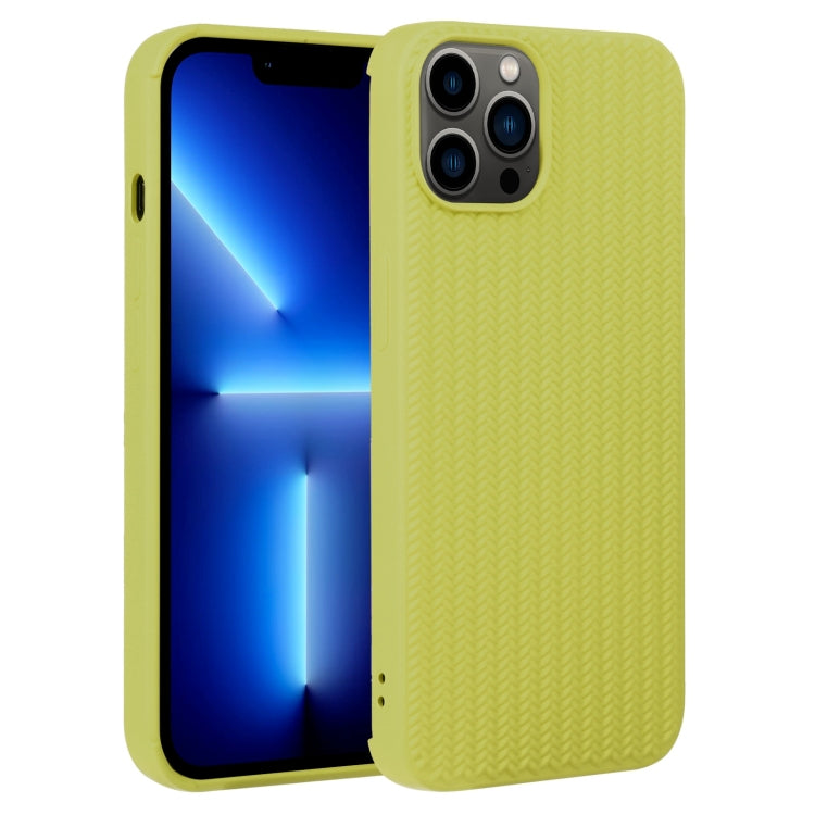 Weave Texture Silicone Phone Case, For iPhone 13 Pro, For iPhone 13 Pro Max, For iPhone 12, For iPhone 12 Pro, For iPhone 12 Pro Max