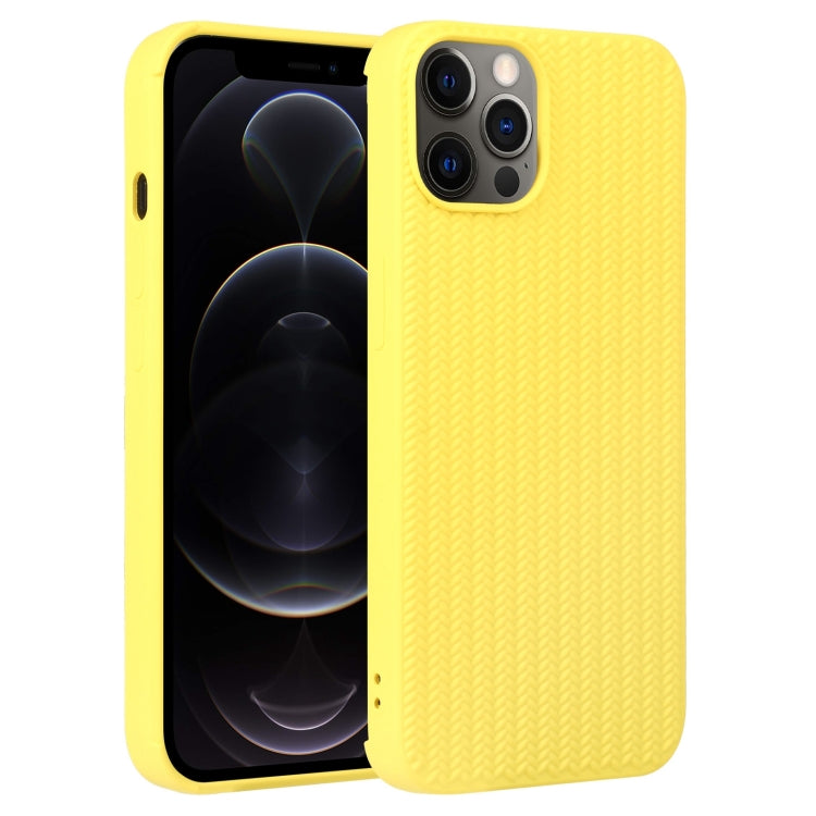 Weave Texture Silicone Phone Case, For iPhone 13 Pro, For iPhone 13 Pro Max, For iPhone 12, For iPhone 12 Pro, For iPhone 12 Pro Max