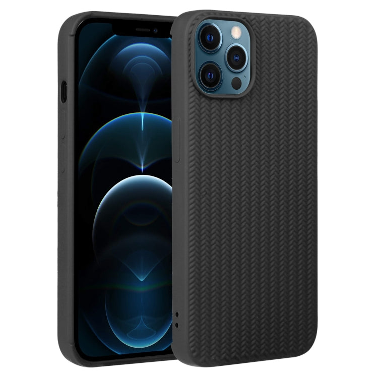 Weave Texture Silicone Phone Case, For iPhone 13 Pro, For iPhone 13 Pro Max, For iPhone 12, For iPhone 12 Pro, For iPhone 12 Pro Max