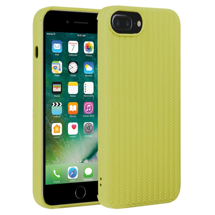 Weave Texture Silicone Phone Case, For iPhone SE 2022 / SE 2020 / 7 / 8, For iPhone 7 Plus / 8 Plus