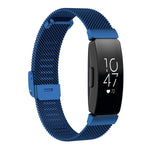 Stainless Steel Metal Mesh Wrist Strap Watch Band for Fitbit Inspire / Inspire HR / Ace 2, Size: L