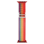 Pulseira de Relógio em Nylon com Fivela Prateada, Para Apple Watch Ultra 49mm / Série 8&7 45mm / SE 2&6&SE&5&4 44mm, Para Apple Watch Série 8&7 41mm / SE 2&6&SE&5&4 40mm / 3&2&1 38mm