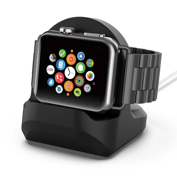 Base de Carregamento em Silicone para Smartwatch Sem Carregador, Para Apple Watch
