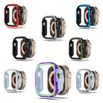Capa Protetora 2 em 1 em Liga de Alumínio + TPU, Para Apple Watch Ultra 3 / 2 / 1 49mm, Para Apple Watch Série 9 / 8 / 7 45mm, Para Apple Watch Série 6 / 5 / 4 / SE 44mm, Para Apple Watch Série 9 / 8 / 7 41mm, Para Apple Watch Série 6 / 5 / 4 / SE 40mm