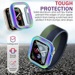 Capa Protetora 2 em 1 em Liga de Alumínio + TPU, Para Apple Watch Ultra 3 / 2 / 1 49mm, Para Apple Watch Série 9 / 8 / 7 45mm, Para Apple Watch Série 6 / 5 / 4 / SE 44mm, Para Apple Watch Série 9 / 8 / 7 41mm, Para Apple Watch Série 6 / 5 / 4 / SE 40mm