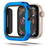 Capa Protetora 2 em 1 em Liga de Alumínio + TPU, Para Apple Watch Ultra 3 / 2 / 1 49mm, Para Apple Watch Série 9 / 8 / 7 45mm, Para Apple Watch Série 6 / 5 / 4 / SE 44mm, Para Apple Watch Série 9 / 8 / 7 41mm, Para Apple Watch Série 6 / 5 / 4 / SE 40mm