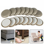 Tapete Antiderrapante Redondo de 25mm para Pés de Mesa e Cadeiras 32 em 1, 25mm