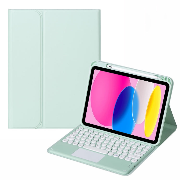 Capa de Couro para Tablet com Teclado Touch Bluetooth, Para iPad 10ª Geração 10.9 2022