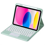 Capa de Couro para Tablet com Teclado Touch Bluetooth, Para iPad 10ª Geração 10.9 2022