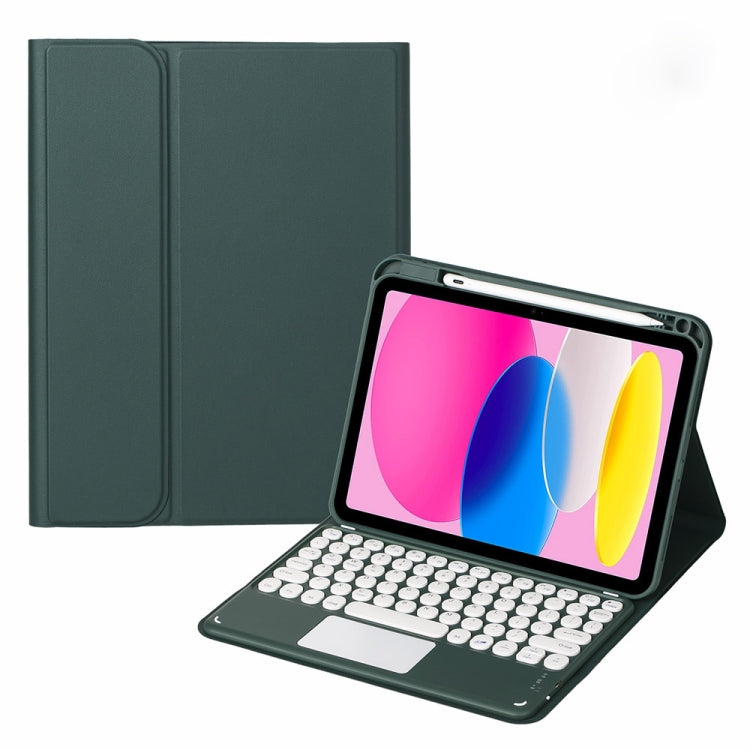 Capa de Couro para Tablet com Teclado Touch Bluetooth, Para iPad 10ª Geração 10.9 2022