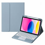 Capa de Couro para Tablet com Teclado Touch Bluetooth, Para iPad 10ª Geração 10.9 2022