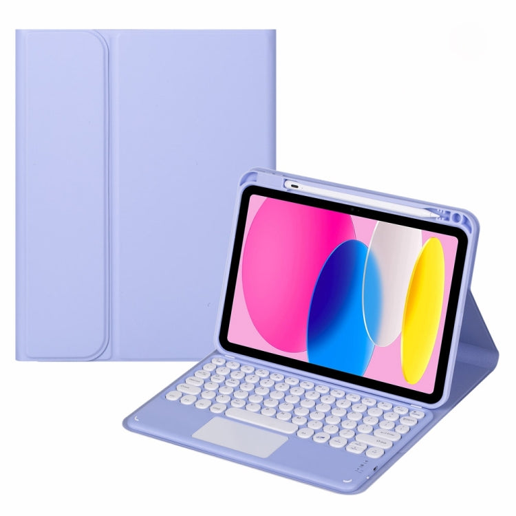 Capa de Couro para Tablet com Teclado Touch Bluetooth, Para iPad 10ª Geração 10.9 2022