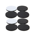 Tapetes Antiderrapantes Redondos de 38mm com Estampa Xadrez EVA para Mesa e Sofá, Redução de Ruído, 40 em 1, 38mm