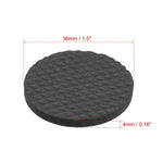 Tapetes Antiderrapantes Redondos de 38mm com Estampa Xadrez EVA para Mesa e Sofá, Redução de Ruído, 40 em 1, 38mm
