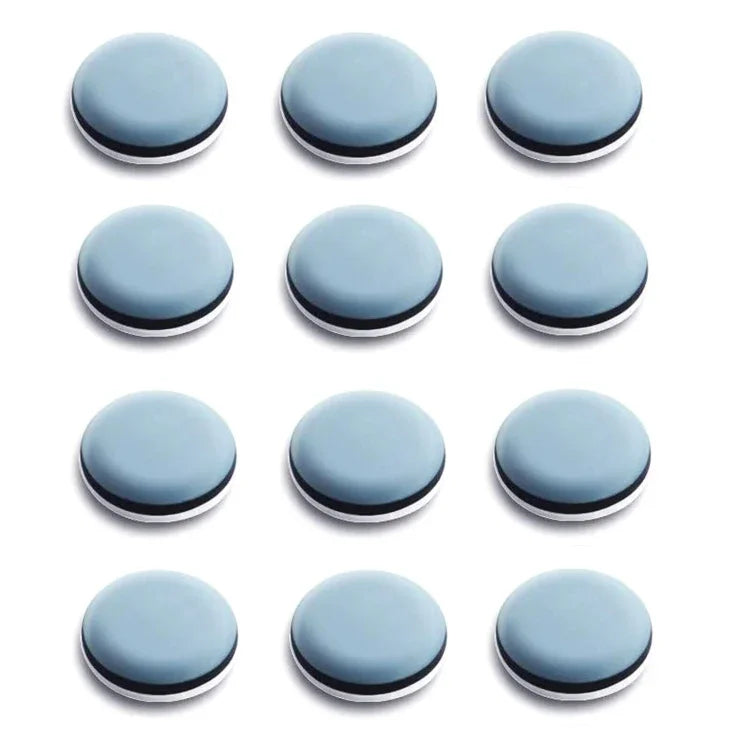 Tapete Antiderrapante Redondo de 20mm para Pés de Mesa e Cadeiras 16 em 1, 20mm