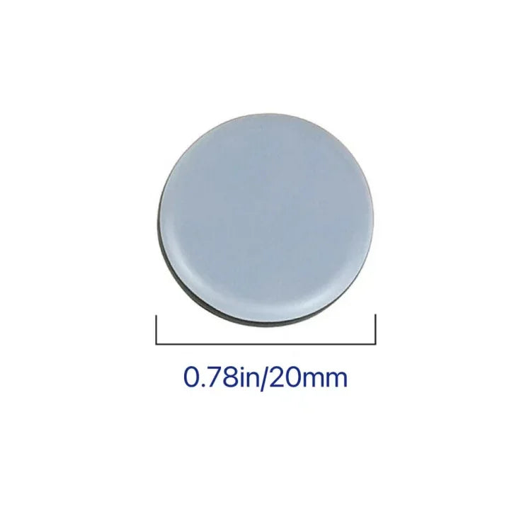 Tapete Antiderrapante Redondo de 20mm para Pés de Mesa e Cadeiras 16 em 1, 20mm
