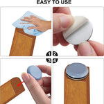 Tapete Antiderrapante Redondo de 20mm para Pés de Mesa e Cadeiras 16 em 1, 20mm