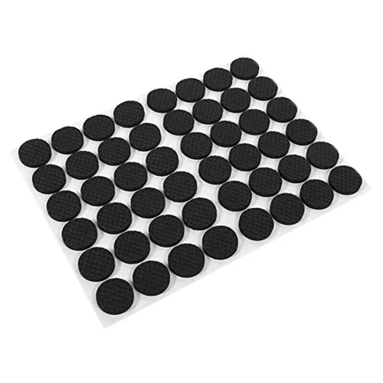 2 Peças de Tapetes Antiderrapantes Redondos de 22mm com Estampa Xadrez EVA para Mesa e Sofá, Redução de Ruído, 22mm
